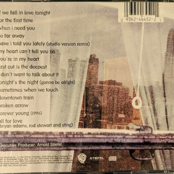 CD Rod Stewart If We Fall in Love Tonight 1996 Warner Bros. Vintage - Picture 7 of 7